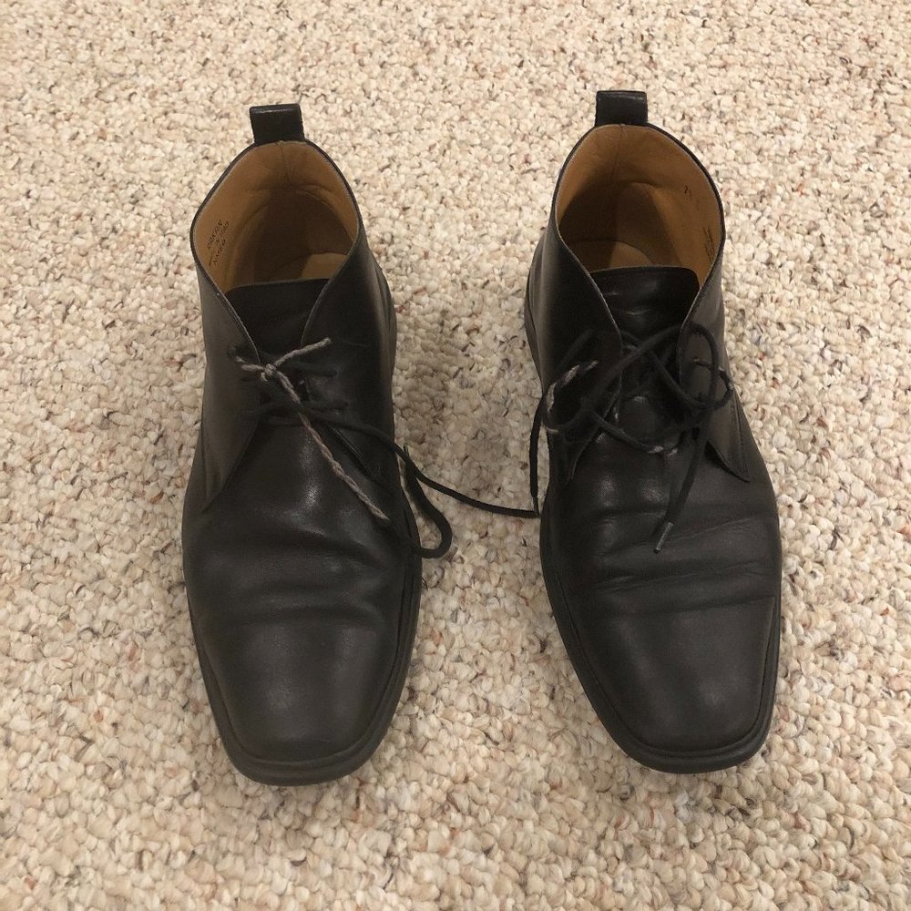 Bally Men Rakan Black Leather Boots 7.5